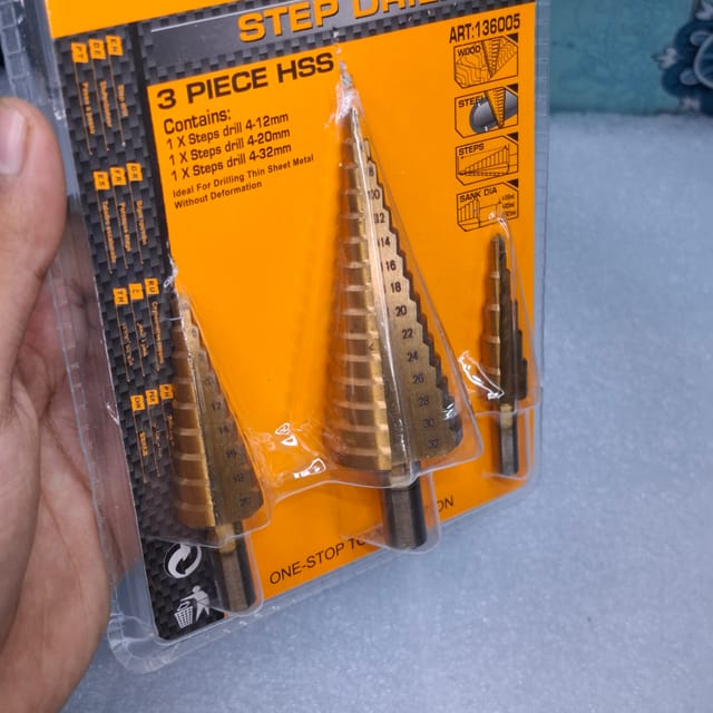 Step drill bits 4mm - 32mm_img_1