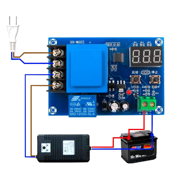 Digital battery AutoCut Circuit  3.7-120V