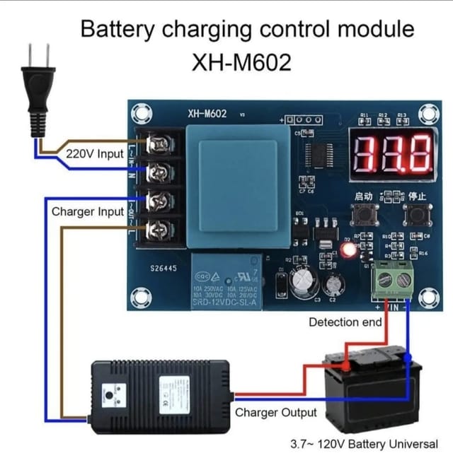 Digital battery AutoCut Circuit  3.7-120V_img_1
