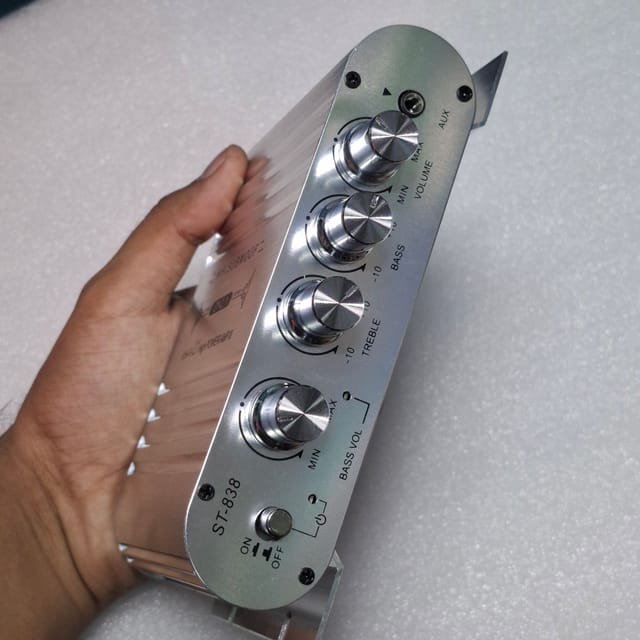 ST-838 + BT 2.1 Ampilifier Silver Colour_img_1