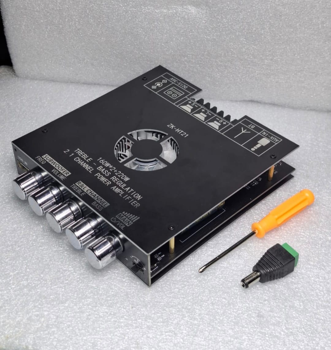 ZK-HT21 TDA7498E,  2.1 Powerful Amplifier 160W +160W & 220W