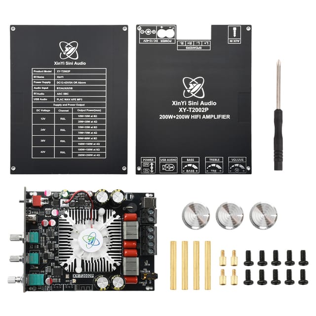 Sini Audio XY-T2002P 200W + 200W Amplifier_img_1