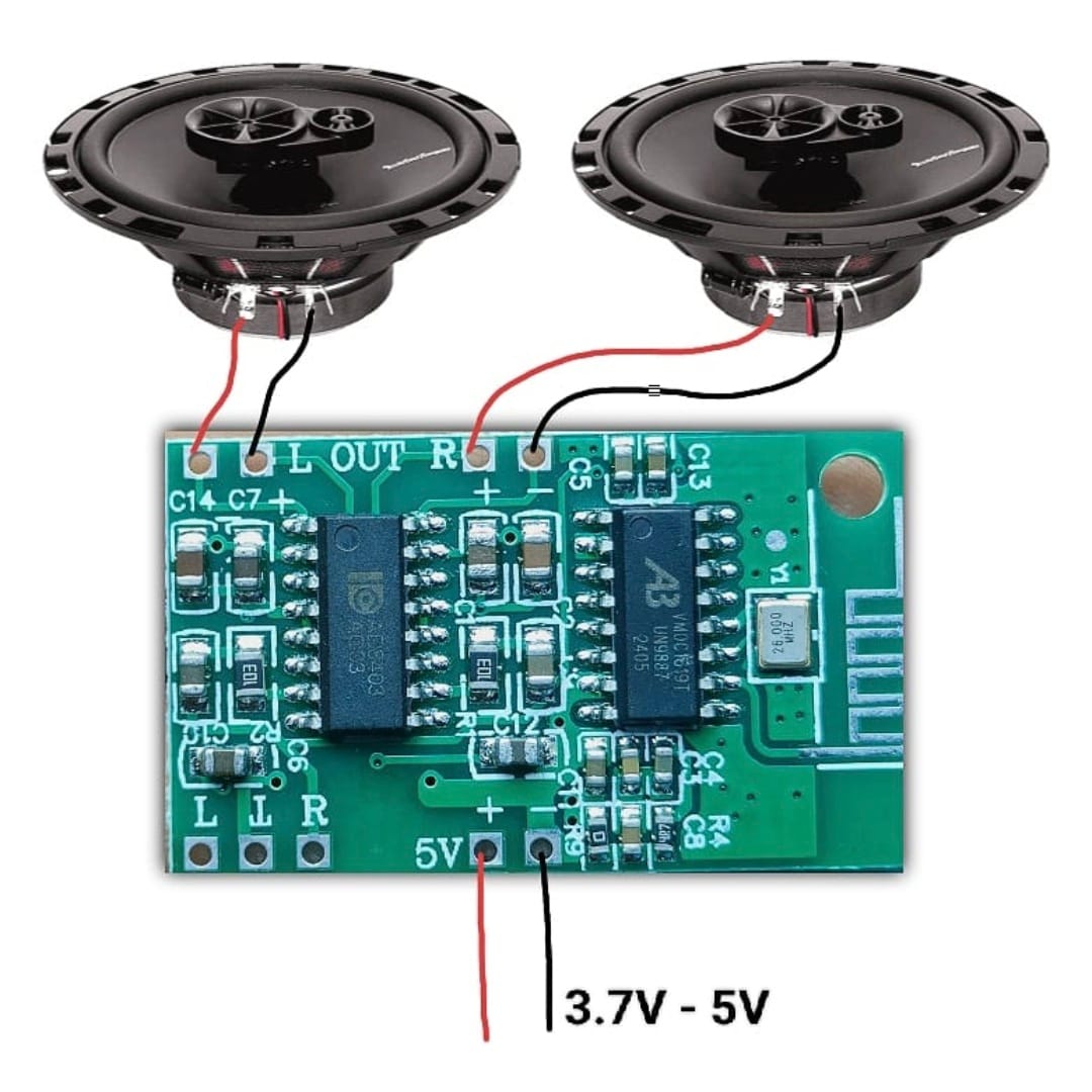 Mini Bluetooth amplifier circuit