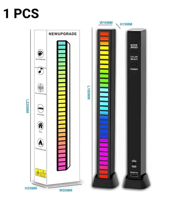 RGB Music Light Bar (black & white)  ( 1 PCS)_img_0
