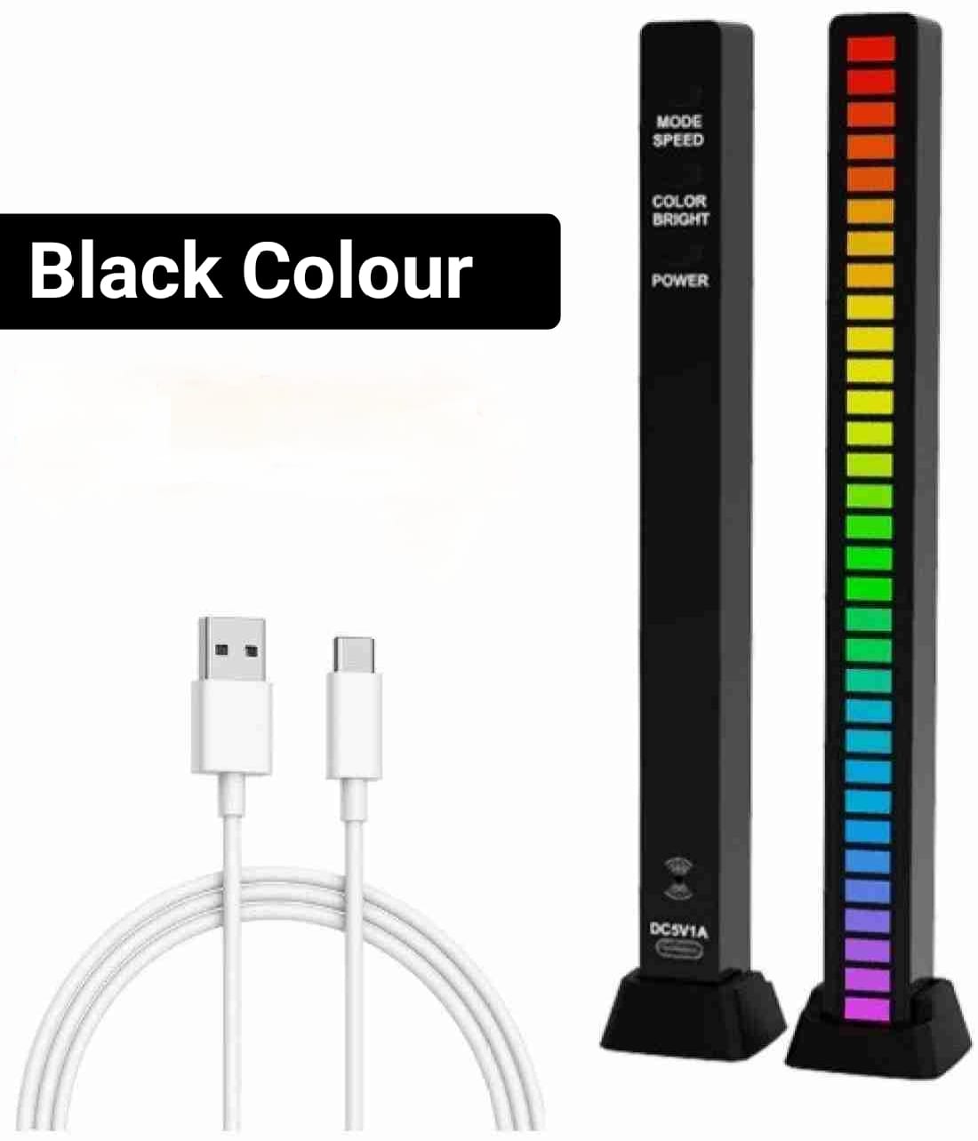 RGB Music Light Bar (black & white)  ( 1 PCS)