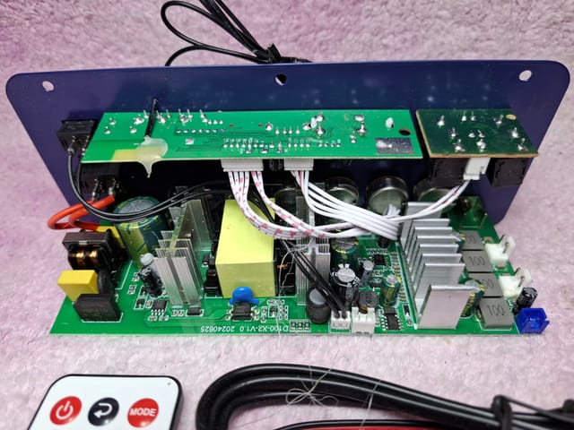 D200 50W+50W Mini Digital Power Mixer Heavy Amplifier_img_5