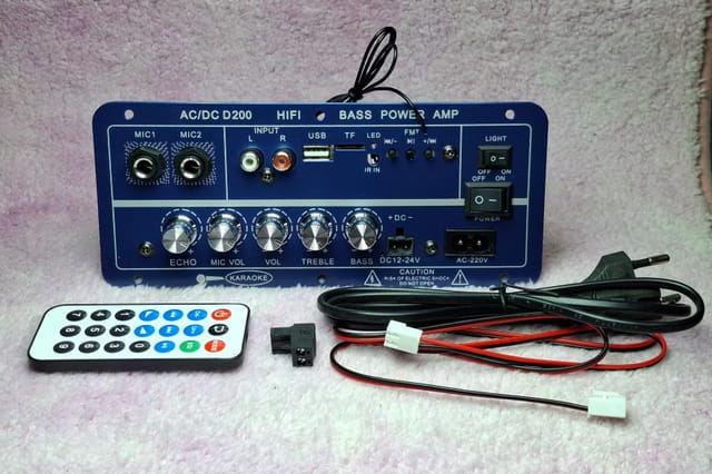D200 50W+50W Mini Digital Power Mixer Heavy Amplifier_img_6