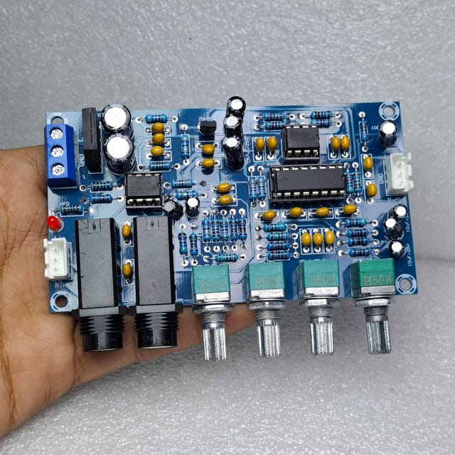 Bass Tone Board 2399 Dual AC12V Digital Microphone Karaoke Bass Tone Board_img_2