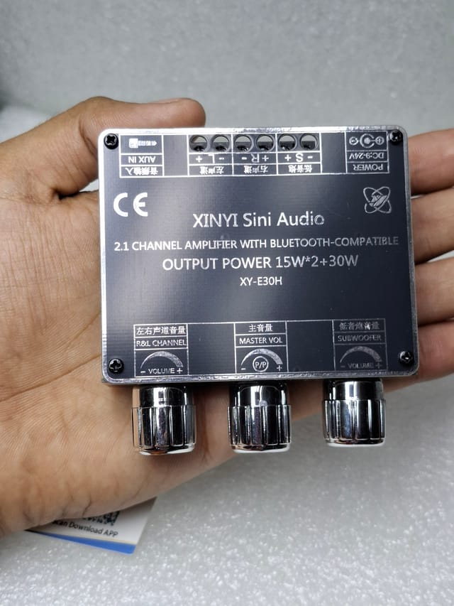 Sini Audio XY-E30H 2.1 App Control  Amplifier 15W+15W + 30W_img_6