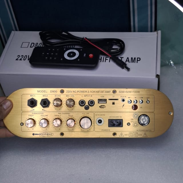 D900 AC / DC 2.1 Amplifier  2x50W+100W_img_1