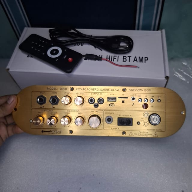 D900 AC / DC 2.1 Amplifier  2x50W+100W_img_6