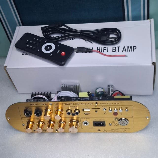 D900 AC / DC 2.1 Amplifier  2x50W+100W_img_7