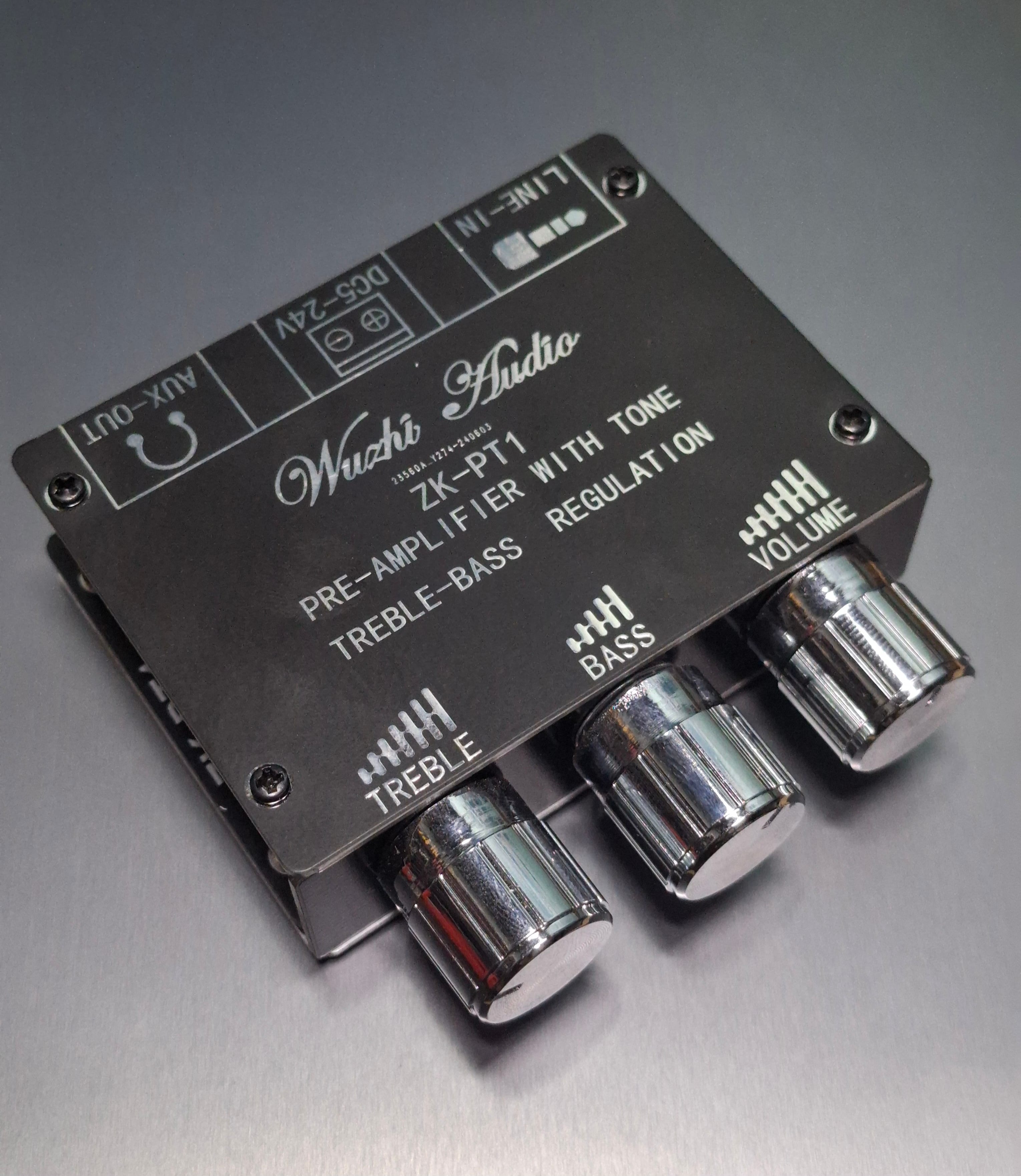 ZK-PT1 Bluetooth 5.0 Decoder Board Dual Channel Stereo Low Noise High and Low Tone Pre Amplifier Board