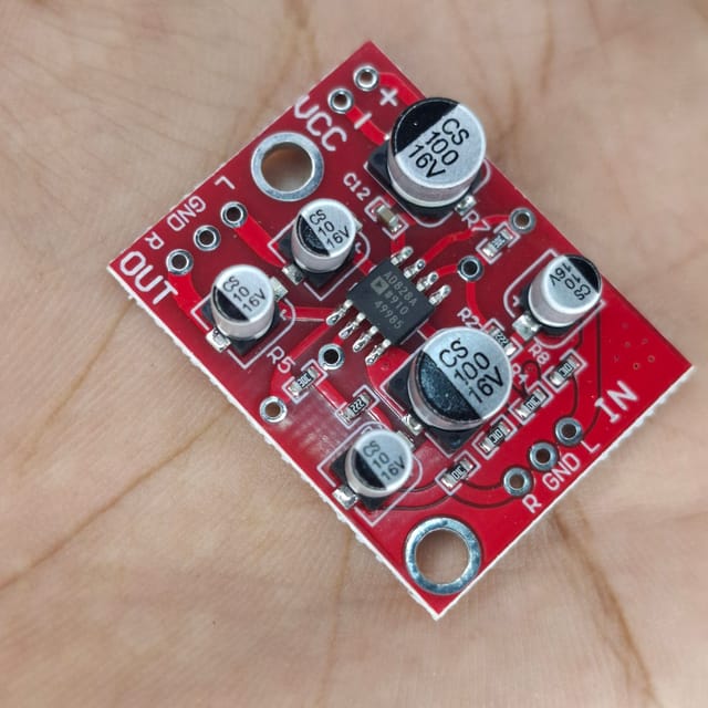 AD828 stereo preamplifier board 5V - 15V DC_img_3