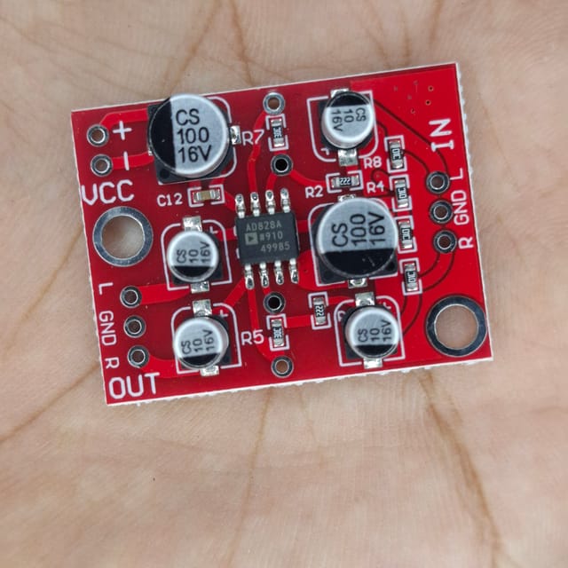 AD828 stereo preamplifier board 5V - 15V DC_img_5