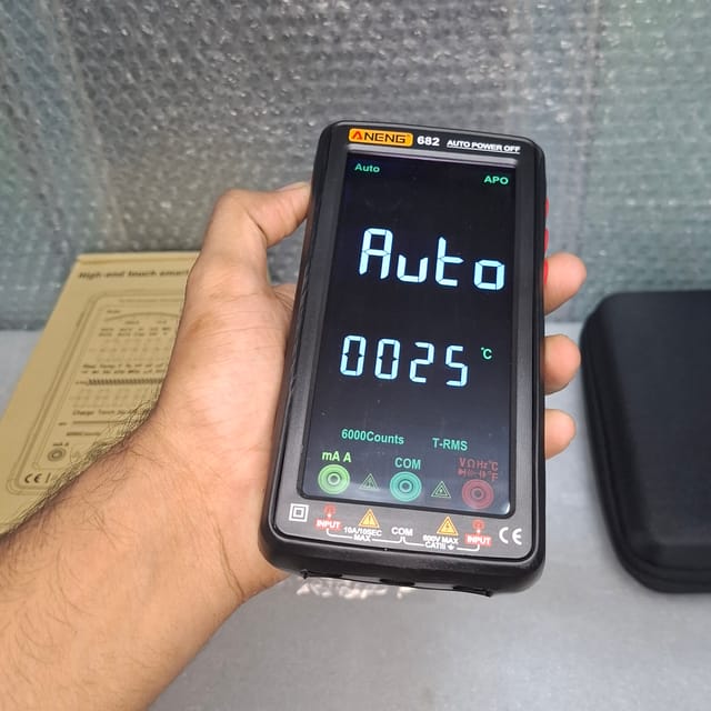 ANENG 682 smart digital multimeter. It is a rechargeable, auto-ranging meter_img_2