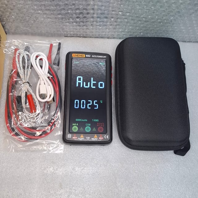 ANENG 682 smart digital multimeter. It is a rechargeable, auto-ranging meter_img_5