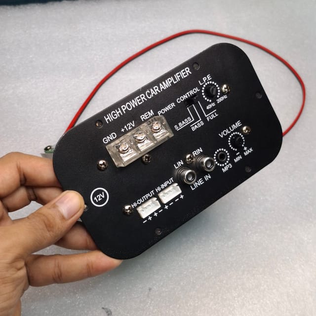 12V Car Subwoofer Amplifier 100W_img_1