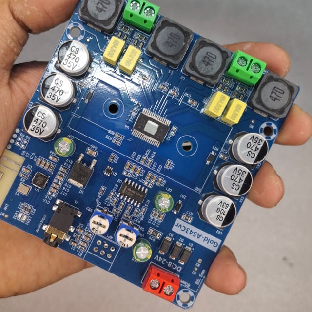 Gold A543 TPA3116 IC Bluetooth Amplifier_img_1