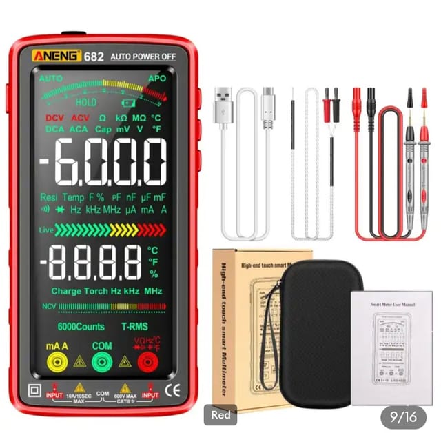 ANENG 682 smart digital multimeter. It is a rechargeable, auto-ranging meter_img_0