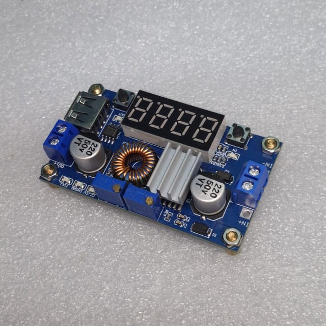 XL4015 Volt & Ampere Adjustable Step-Down Buck Converter With Display_img_1