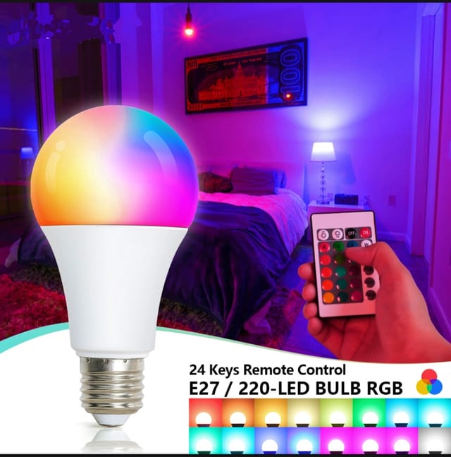 220V Remote Control RGB LED Light_img_3