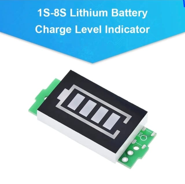 1s - 8s lithium battery charge level indicator_img_0