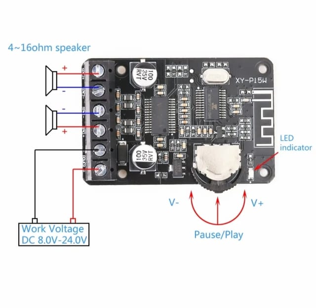 XY-P15W Bluetooth Amplifier Board_img_2