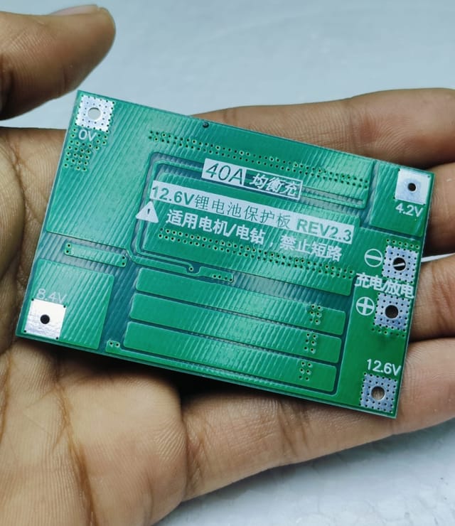 3S 12.6V 18650 lithium Battery Protection Board (BMS) Balanced Version 40A current_img_1