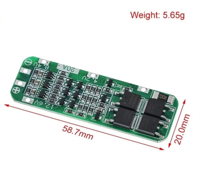 3S 20A Lithium Battery Protection Board BMS)_ 18650 Charger  BMS Protection Board 12.6V Cell_img_2