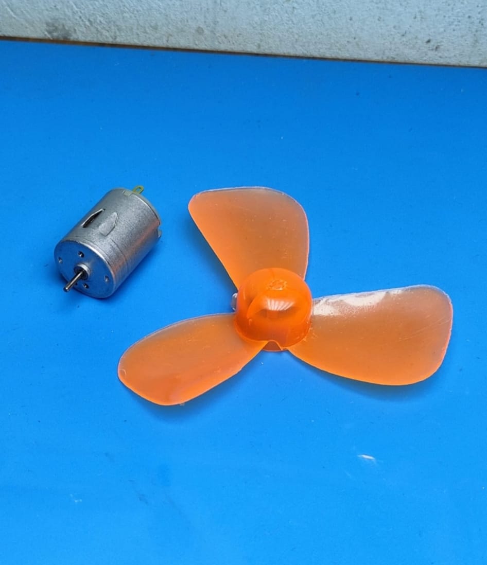 4Volt, 280 High Speed motor + Fan