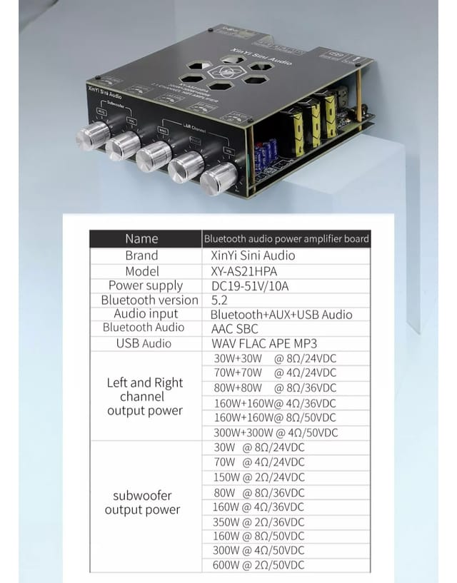 Sini Audio XY-AS21HPA 1200W 2.1 Amplifier_img_4