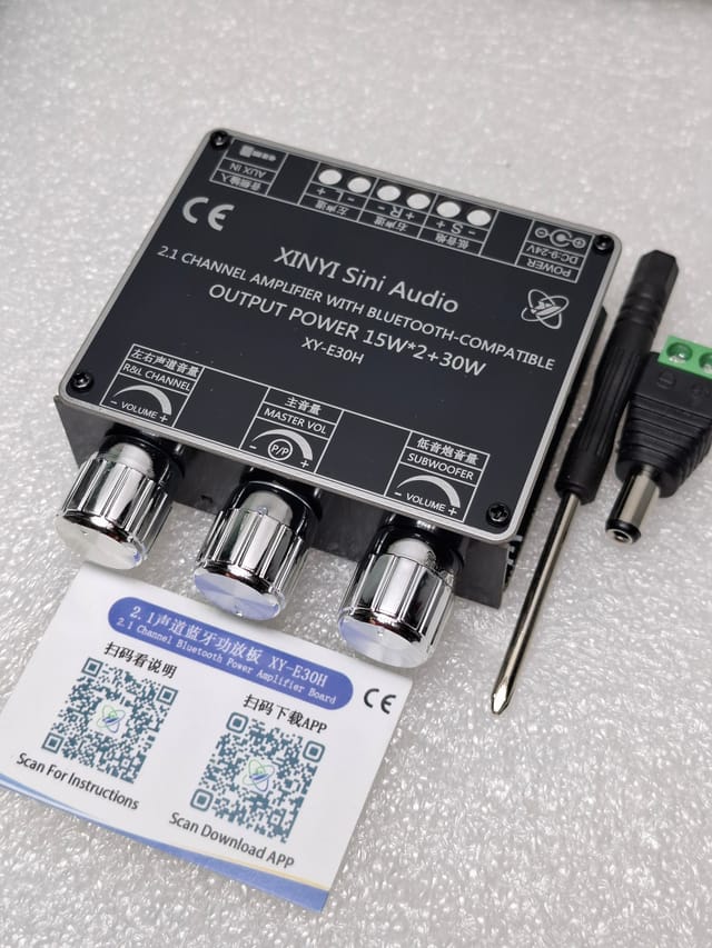 Sini Audio XY-E30H 2.1 App Control  Amplifier 15W+15W + 30W_img_5