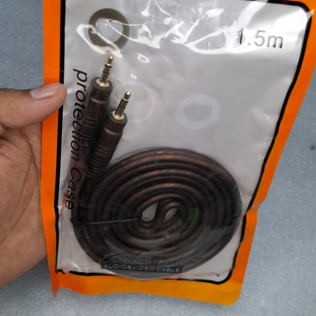 3.5mm High Quality Aux Cable ( 1.5 Meter)_img_4