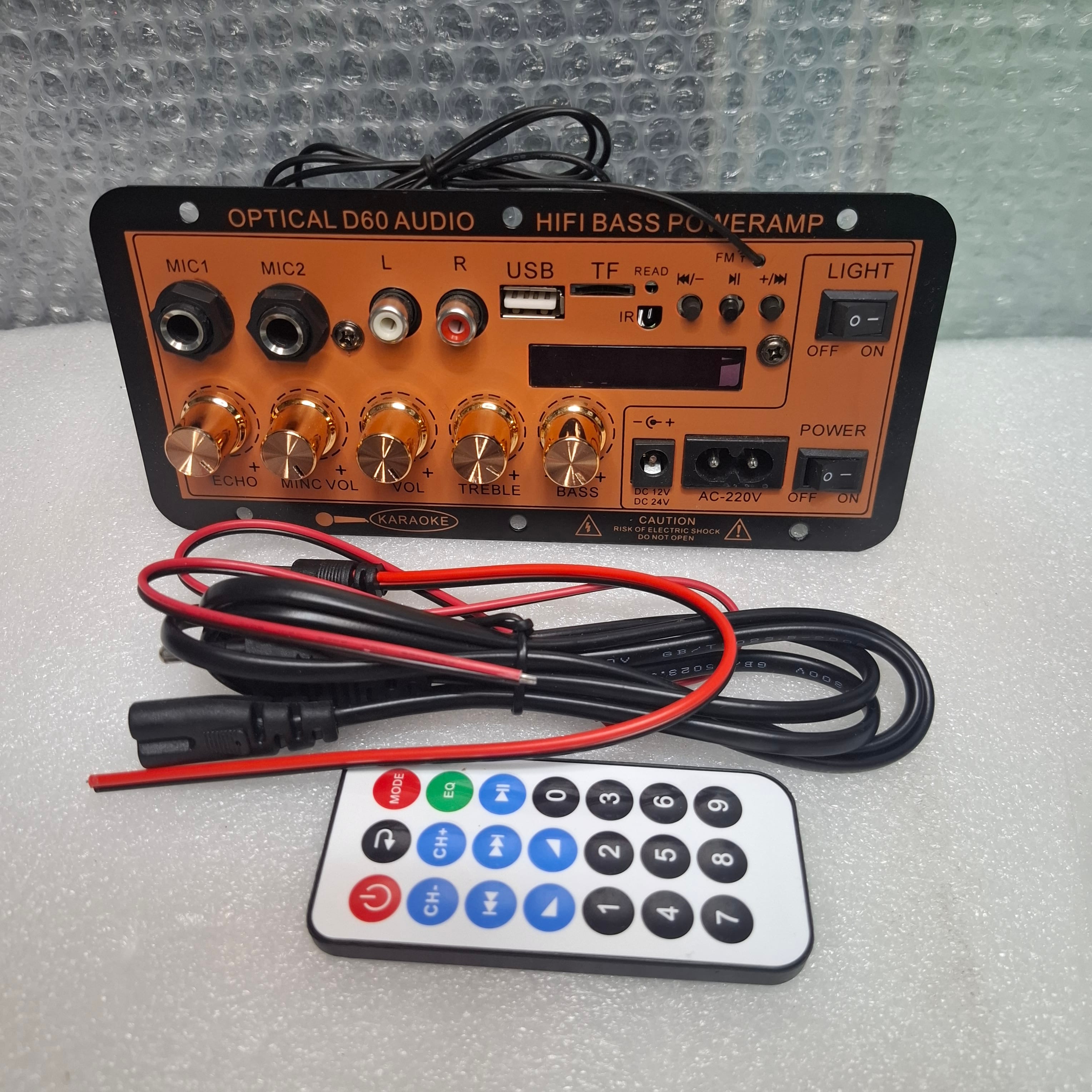 OPTICAL D60 AUDIO AC/DC Amplifier