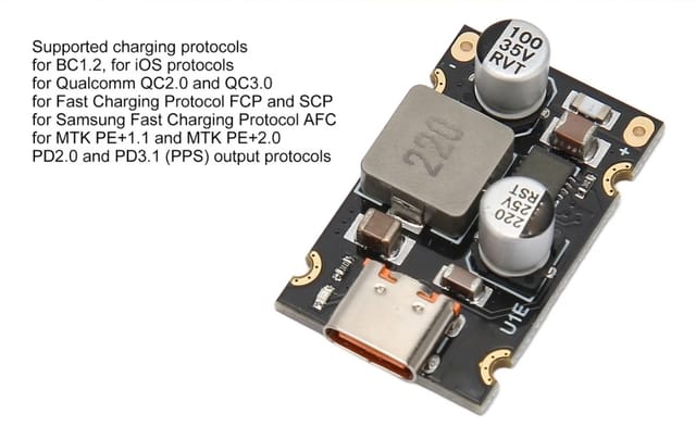 PD65W Fast Charging Module with a Type-C (8V - 30V)_img_3