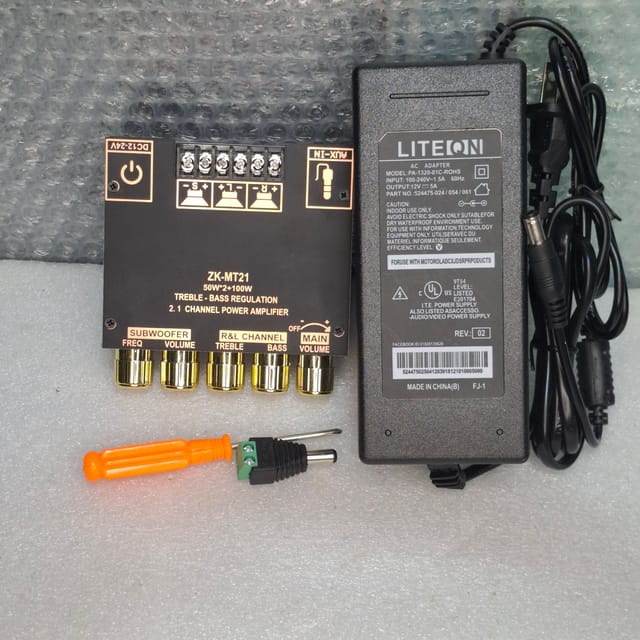 ZK-MT21 & Power Supply Amplifier Gold Edition_img_1