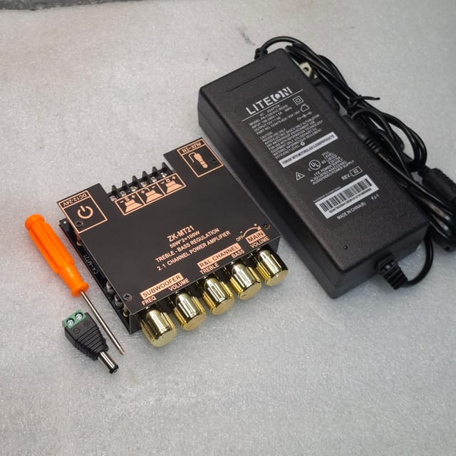 ZK-MT21 & Power Supply Amplifier Gold Edition_img_2