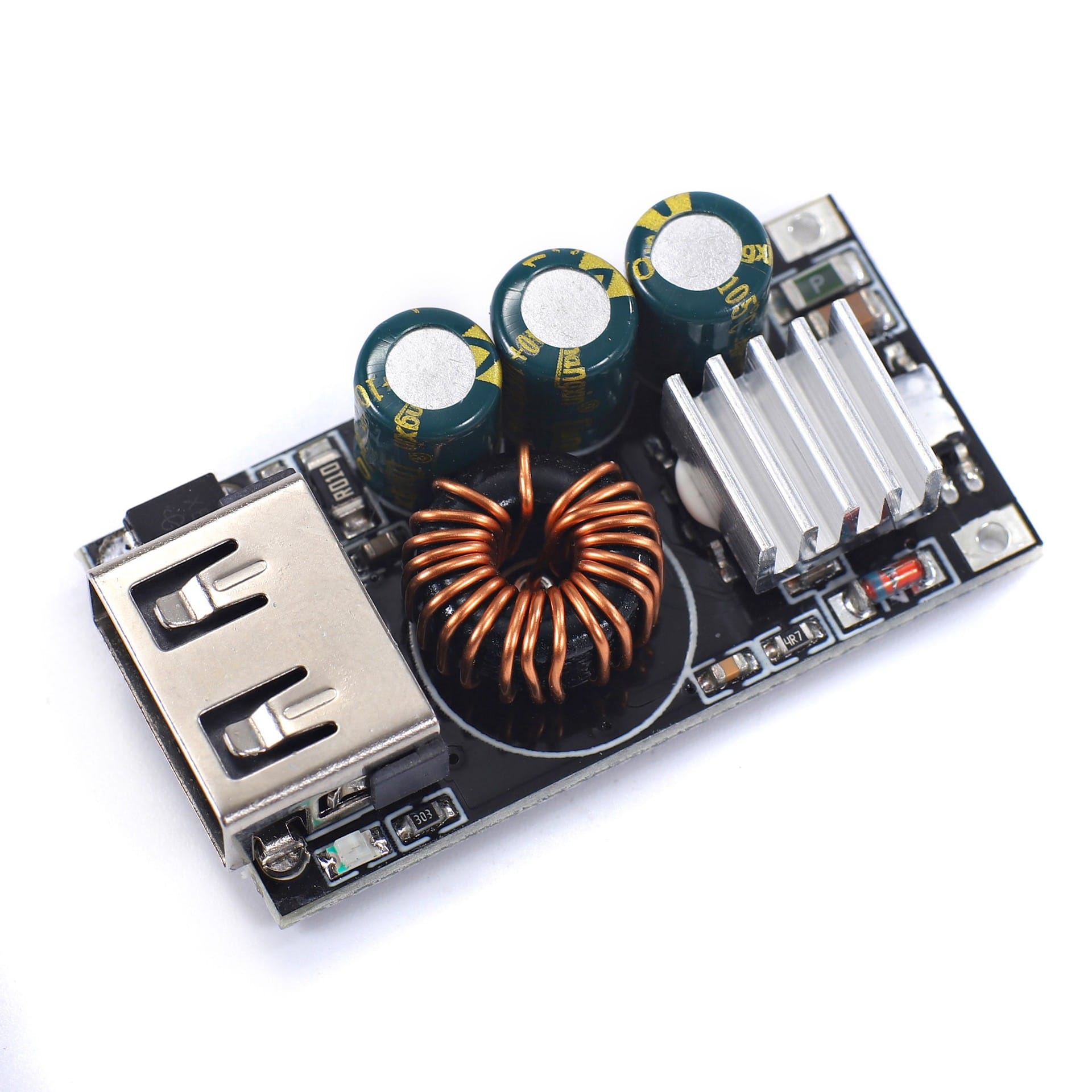 24W QC3.0 Fast Charger Module DC 5V–32V to USB for Mobile Phone Charging